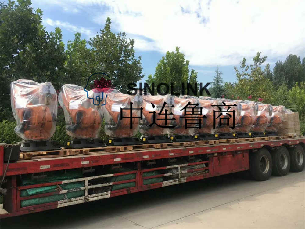 中国での販売のためのパレタイジングロボットアーム