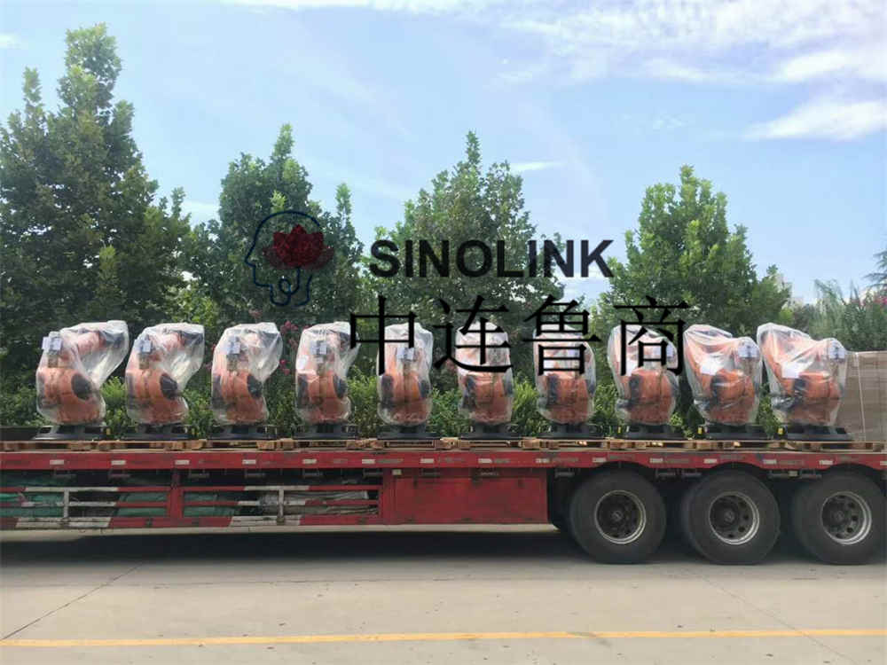 中国での販売のためのパレタイジングロボットアーム