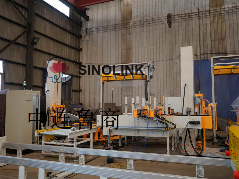 自動拡張紙コーナー保護パレットオンライン包装機