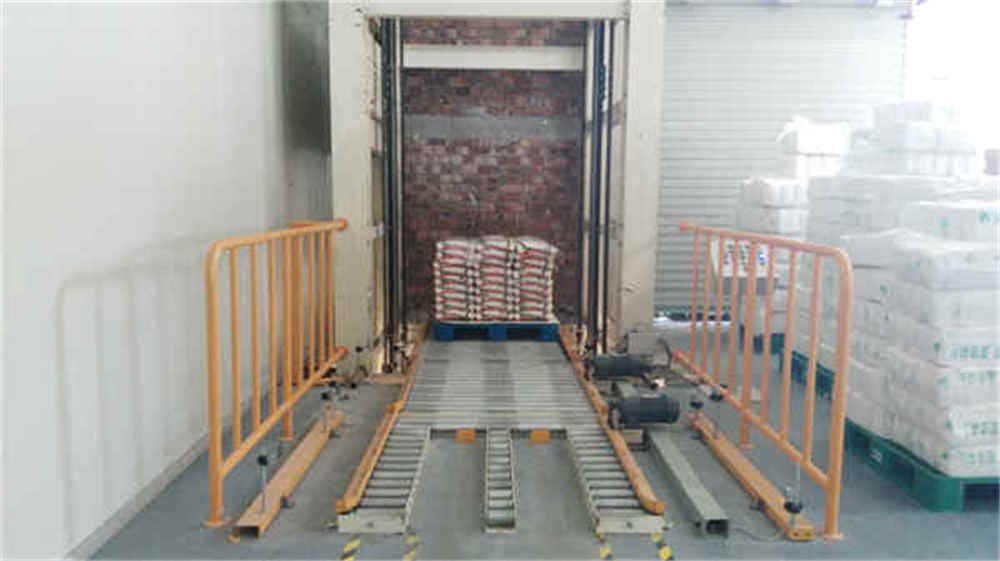 全自動無人重荷重垂直昇降コンベヤ