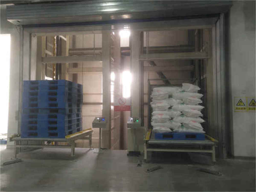 全自動無人重荷重垂直昇降コンベヤ