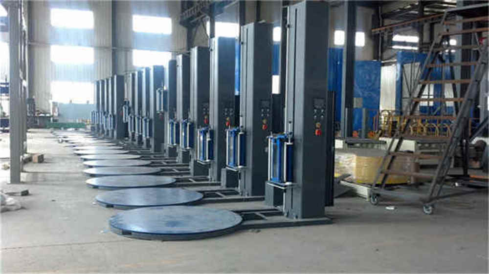 半自動パレットラッピングマシン