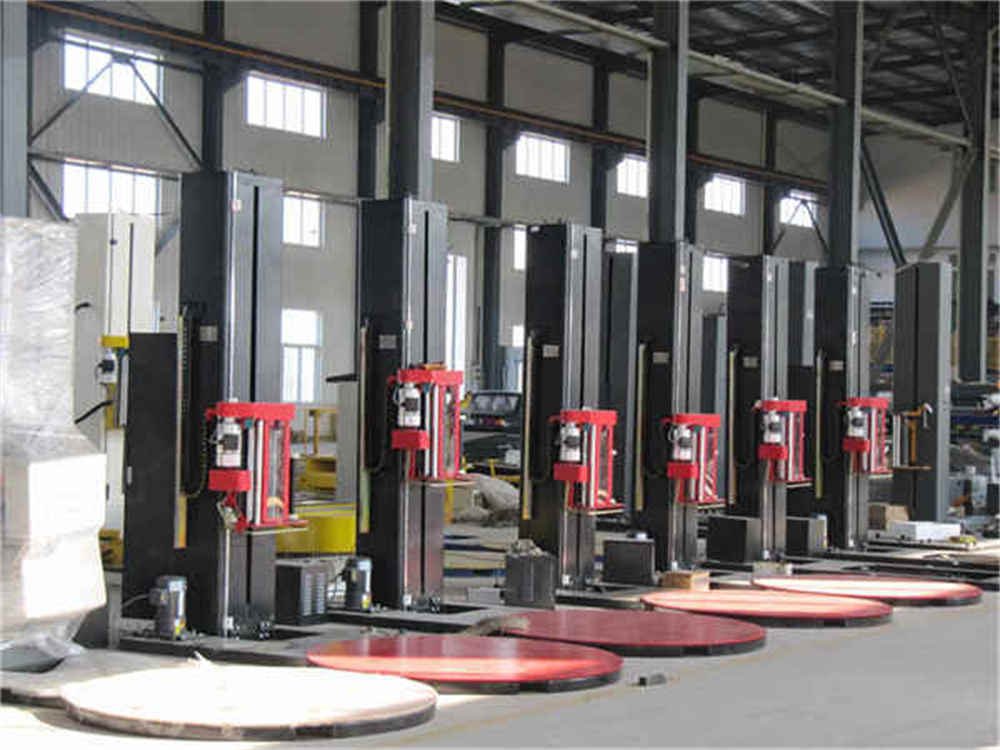 半自動パレットラッピングマシン