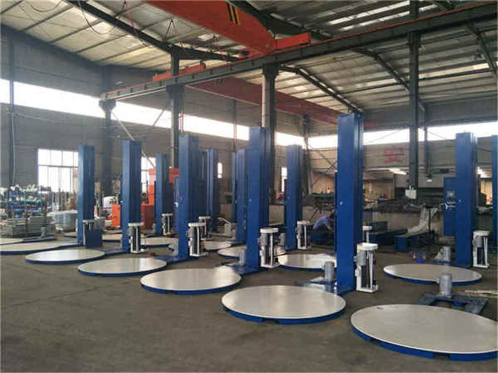 半自動パレットラッピングマシン