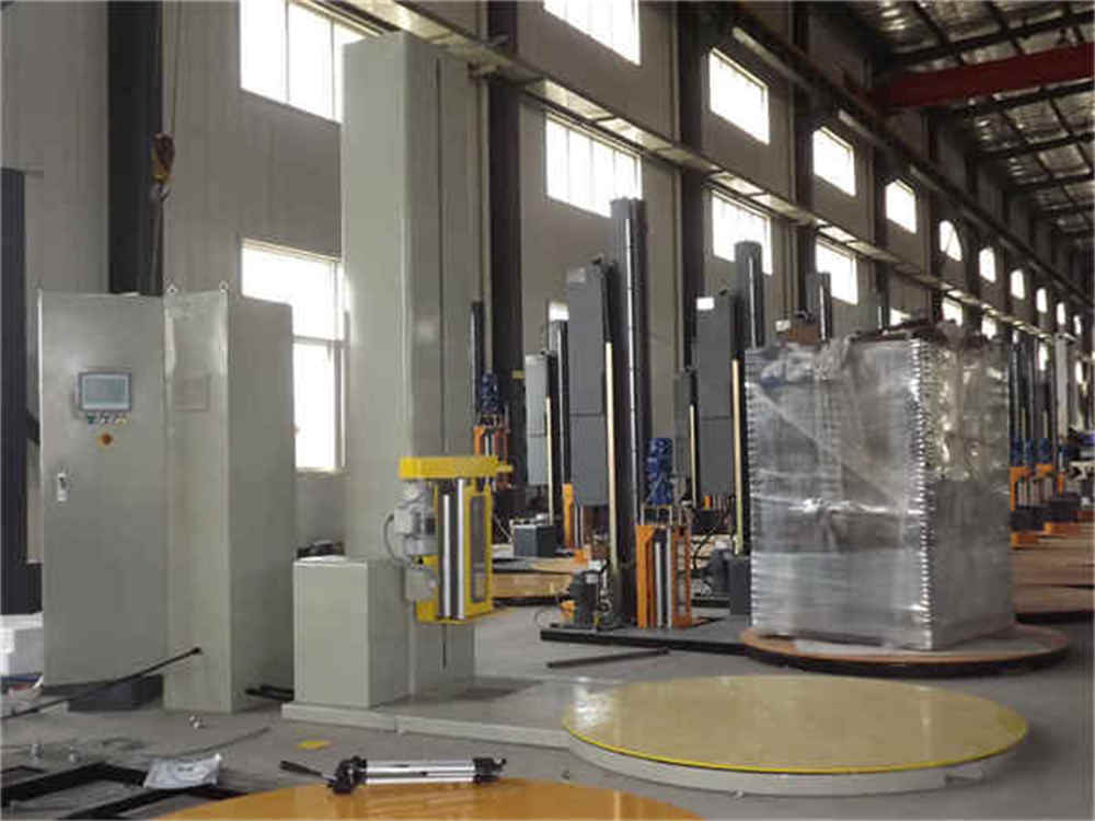 半自動パレットラッピングマシン