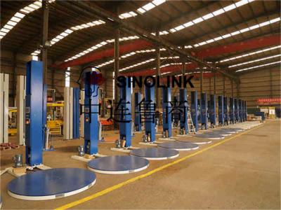 半自動パレットラッピングマシン