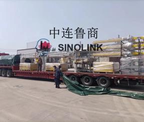 トレーラー3台分の商品を顧客に配送