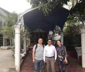 バングラデシュ訪問 カラースチールタイル自動搬送・梱包システムについて協議 成功