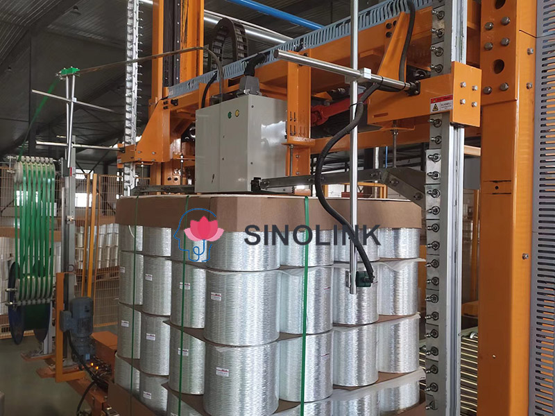 全自動縦型パレット結束機 Fully Automatic Vertical Pallet Strapping Machine