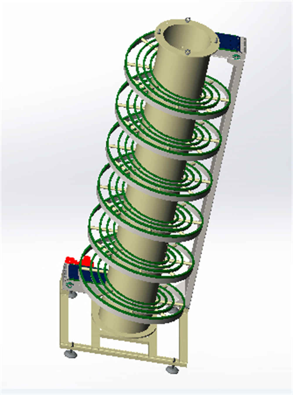 全自動スパイラルベルトコンベア機 Fully Automatic Spiral Belt Conveyor Machines