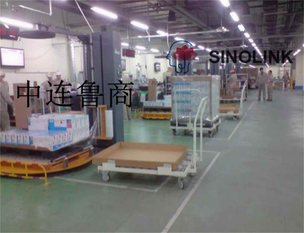 Fully Automatic IKEA Home Paper Pallet Logistics Conveying Wrapping Packaging System