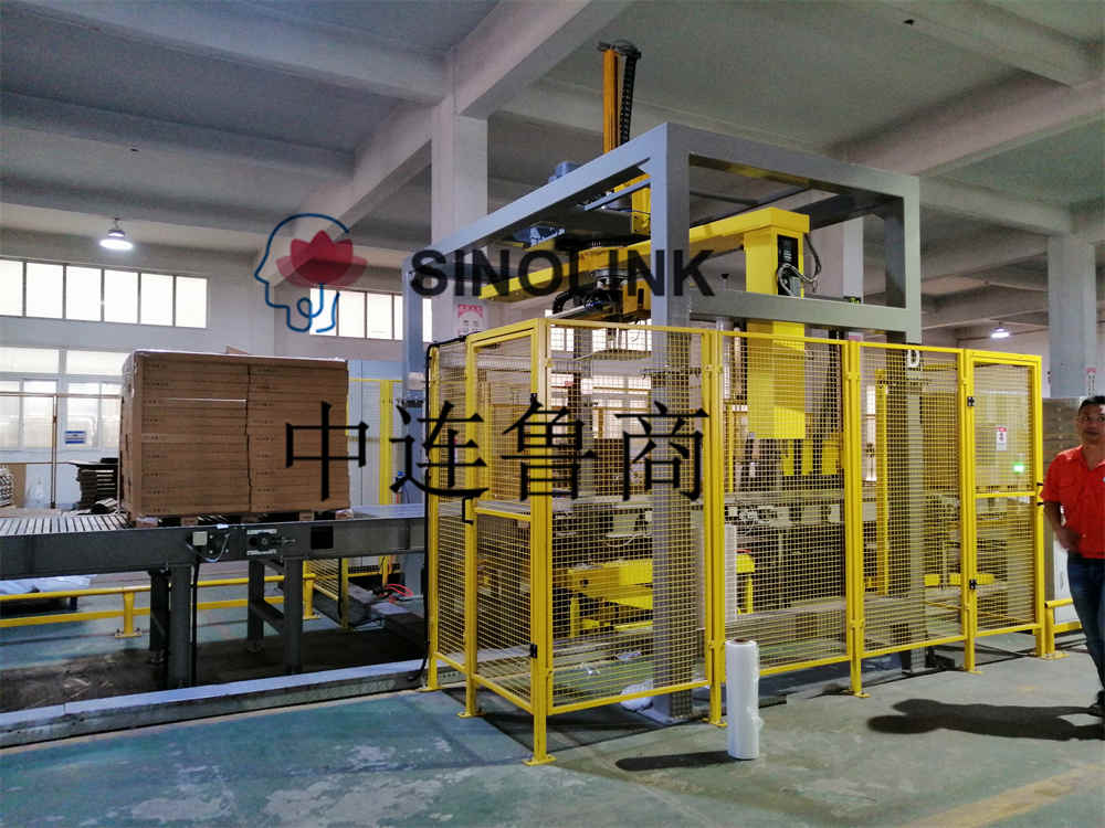Fully Automatic IKEA Home Paper Pallet Logistics Conveying Wrapping Packaging System