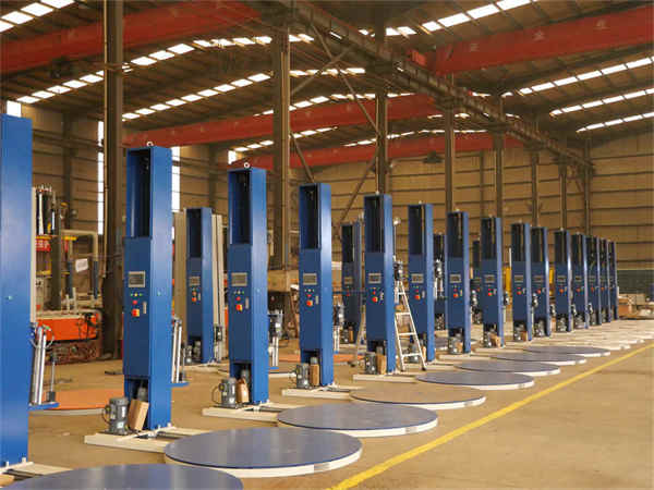 販売用の標準的なプレストレッチパレットラッパーマシン Standard Pre-stretch Pallet Wrapper Machine For Sales