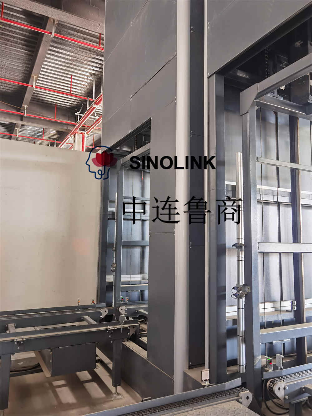 全自動無人往復垂直リフトコンベヤ Fully Automatic Unmanned Reciprocating Vertical Lift Conveyor