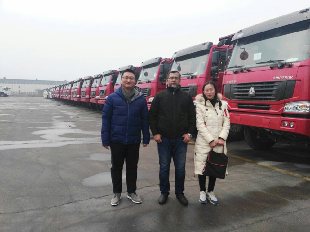 Clients from Bangladesh  Visited our factory for signing the agreement on the order of 25 sets dump truck