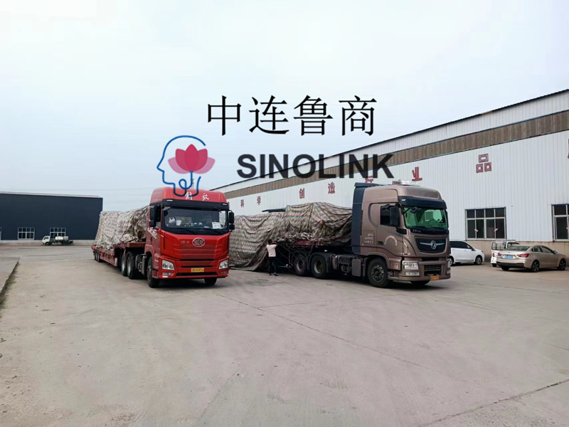 Delivery three trailers' goods for clients 