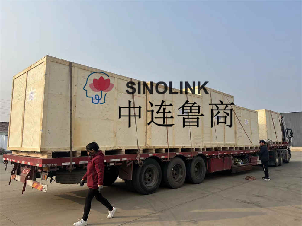 ストレッチフィルムおよびカバーフィルム包装機の納品 Deliverying For Stretch Film & Covering Film Packaging Machine