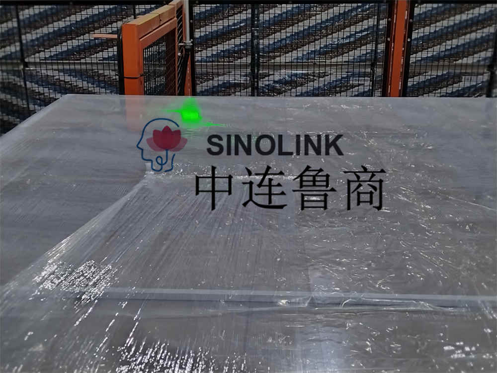 プレート建築材料用の自動6面前伸縮ラッピングマシン